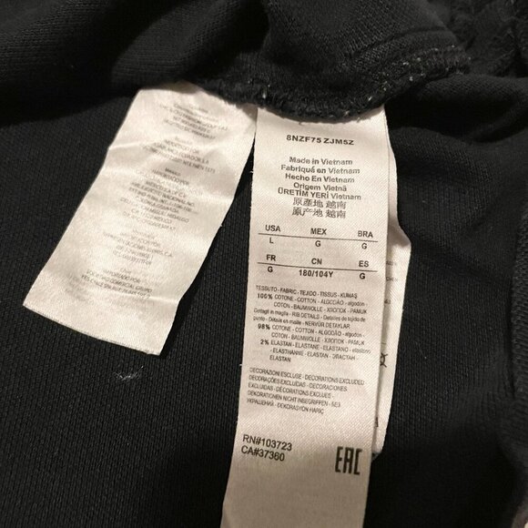 Armani Exchange Black Polo Shirt Short Sleeve Size L - Picture 10 of 16